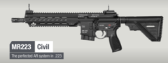 Heckler & Koch MR223 A3 11'' Black = uitverkocht